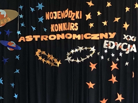 Sukces naszej uczennicy w XXI Wojewódzkim Konkursie Astronomicznym