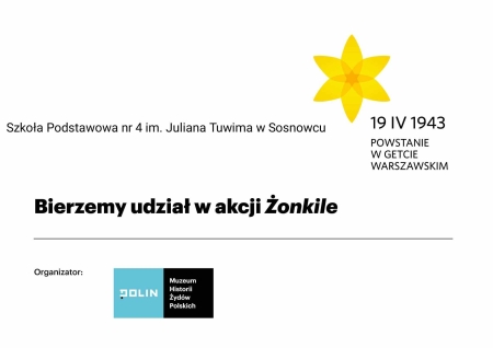 Nasza szkoła po raz kolejny włączyła się w akcję Żonkile!
