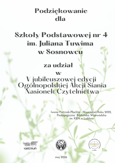  Podziękowania