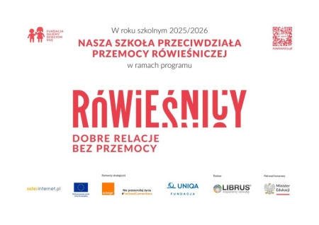 Programu profilaktyczny „RÓWIEŚNICY” 