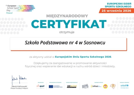 Europejski Dzień Sportu Szkolnego 2026